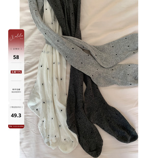 微透羊毛感3色连裤 冬日好拍档 袜 Lin Xinlei