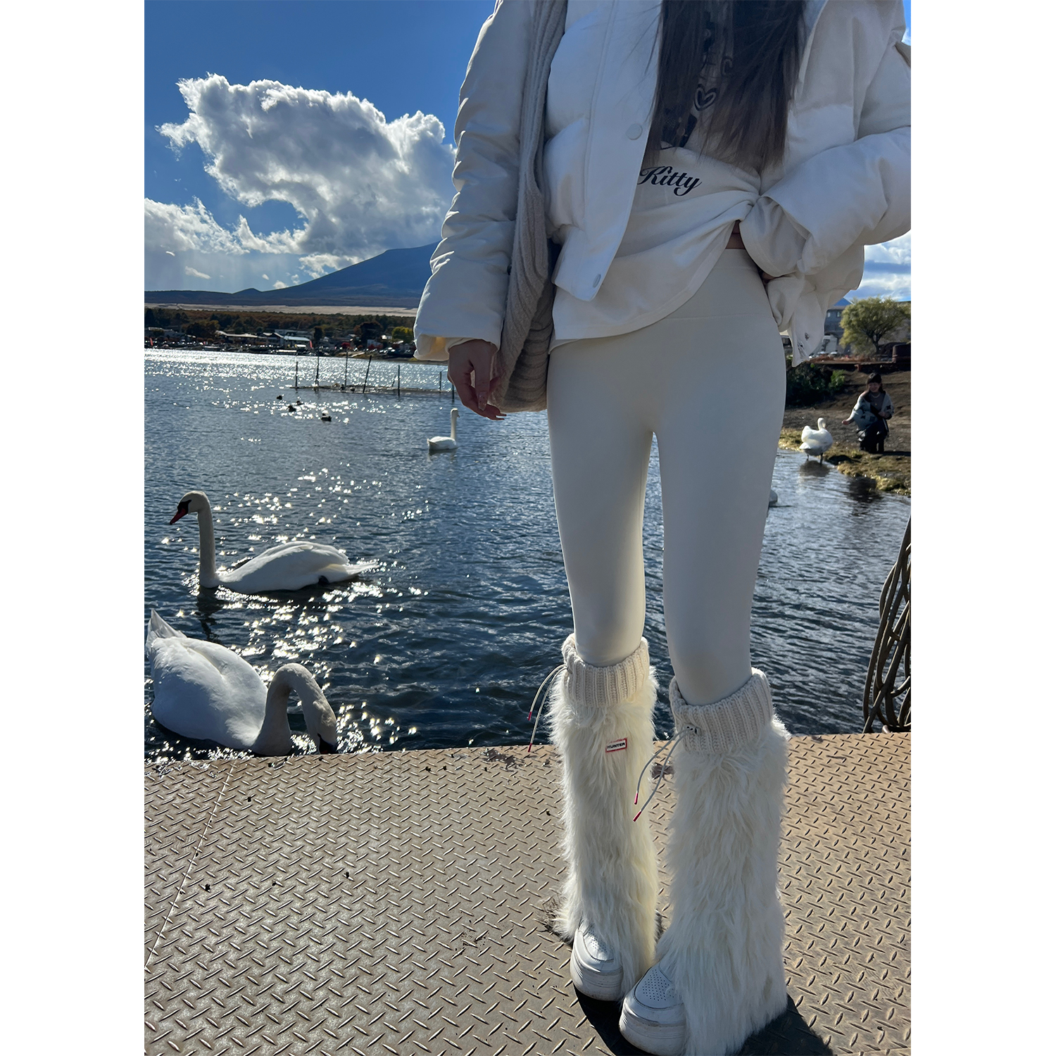 XinleiLin双色瑜伽休闲打底裤