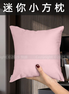 超迷你纯棉小方枕35x35抱枕腰枕30x30儿童小号靠枕午睡枕头不含芯