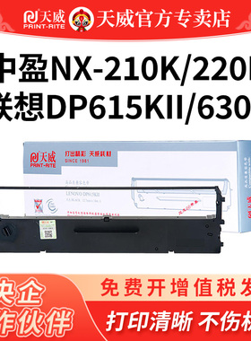 天威适用中盈NX-210K针式打印机220K 1000 2000色带架联想LR611色带架/610K/615KII/630KII/海岸线LQ615K+芯