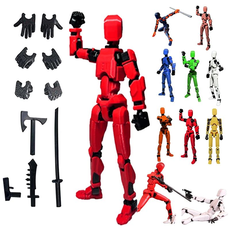 1PCS 13 Joints Figure Articulate Movable Dummy Doll Diy Asse