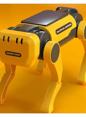 Robot Dog Science Experiment Kits Solar Powered Puppy for Ki