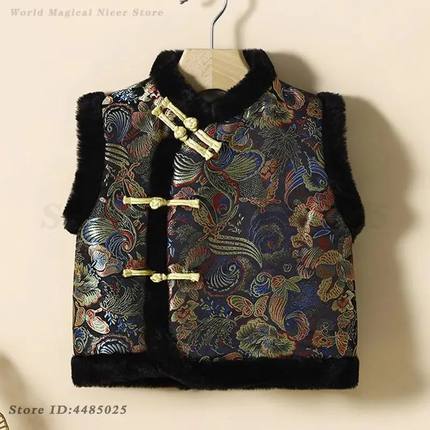 Children's Chinese Tang Clothes Jacket Spring Festival New Y