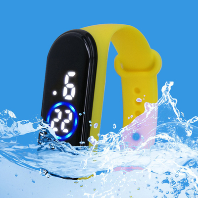 Fashion Sports Watch For Kids Children Waterproof Led Digita