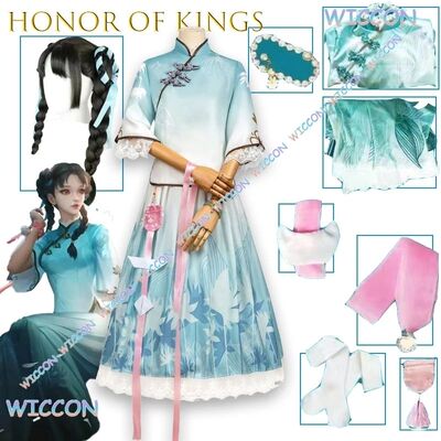 [wonaa]Honor Of Kings Xi Shi Cosplay Costume Republic Era Dr