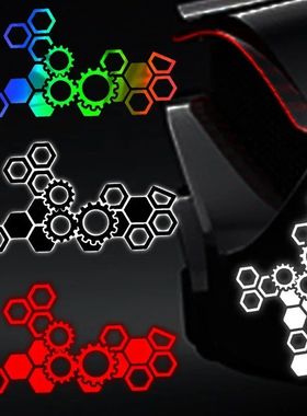Reflective Honeycomb Hexagonal Car Sticker Motorcycle Electr