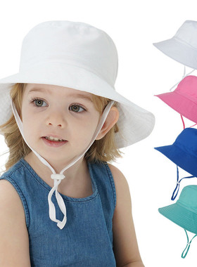 Summer Baby Sun Hat Boys Cap Children Unisex Beach Hats Cart