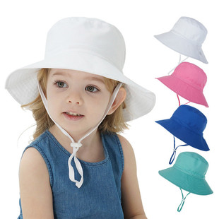 Summer Baby Sun Hat Boys Cap Children Unisex Beach Hats Cart
