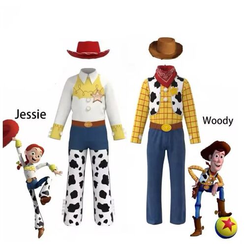 Story Woody Jessie Cosplay Costume for Men Women Clothing Ha