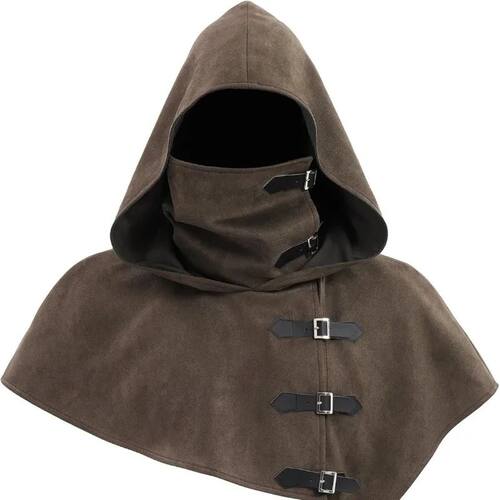 Medieval Monk Robe Cosplay Costume Friar Wizard Priest Hallo