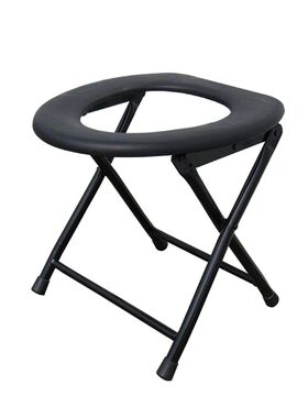 Folding Toilet Seat Portable Outdoor Toilet Suitable for Adu