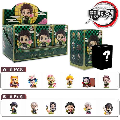 New Demon Slayer Tanjiro Kamado Nezuko Anime Cartoon Figure