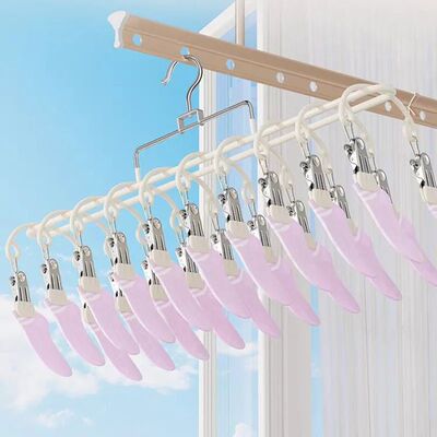 20 Clips Heavy Duty Stainless Steel Laundry Hanger - Windpro