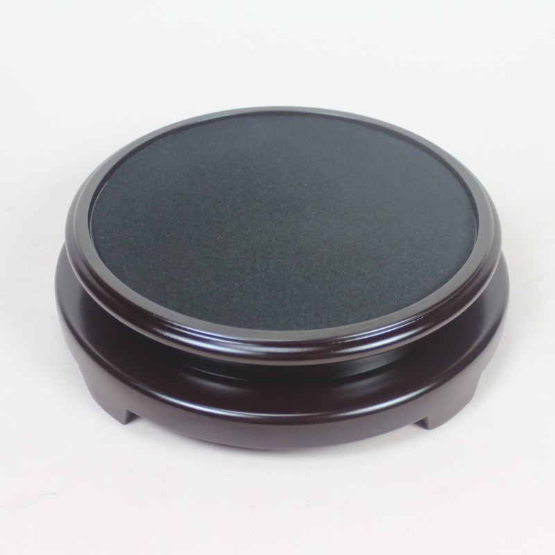 旋转底座花盆奇石圆形创意