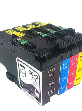 兼容兄弟LC3033墨盒Brother MFC-J805DW MFC-J815DW打印机黑色蓝