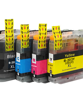 适用兄弟Brother LC203 LC201墨盒MFC-J4620DW J5520DW打印机黑色