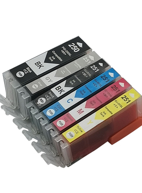 适用佳能Canon PGI250 251 MG5522 MG5620 MG6320打印机墨盒黑色