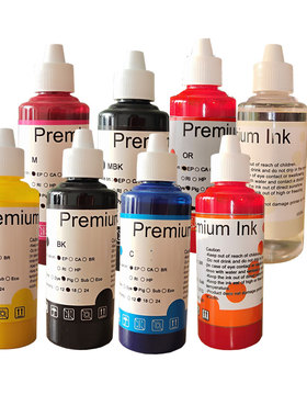 适用爱普生T3240-T3249 SureColor P400打印机黑黄色红色颜料墨水