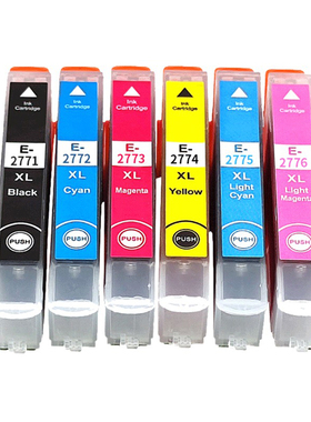 适用爱普生EPSON 277 T2771 XP950 XP960 XP970打印机墨盒黑色红