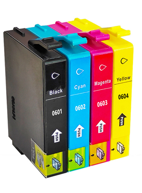 适用爱普生epson T0601墨水盒CX5800F CX7800打印机黑色青色黄色