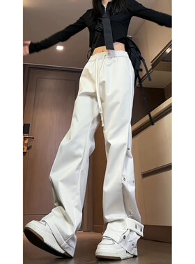 潮流简约加绒加厚工装冲锋裤
