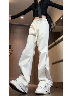 冲锋裤男款冬季加绒加厚防风防水ins排扣工装裤美式高街vibe裤子9