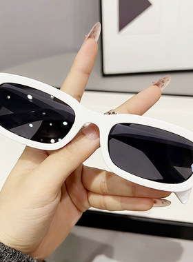 墨镜女夏复古gm眼镜网红同款防紫外线强光太阳镜男2026年新款圆脸