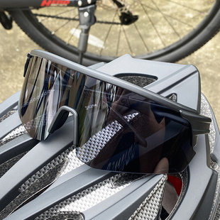 时尚 半框骑行眼镜户外运动炫彩太阳眼镜山地自行车防风护目镜 新款