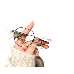 防蓝光辐射电脑眼镜女素颜神器大脸显瘦无度数平光男近视成品镜