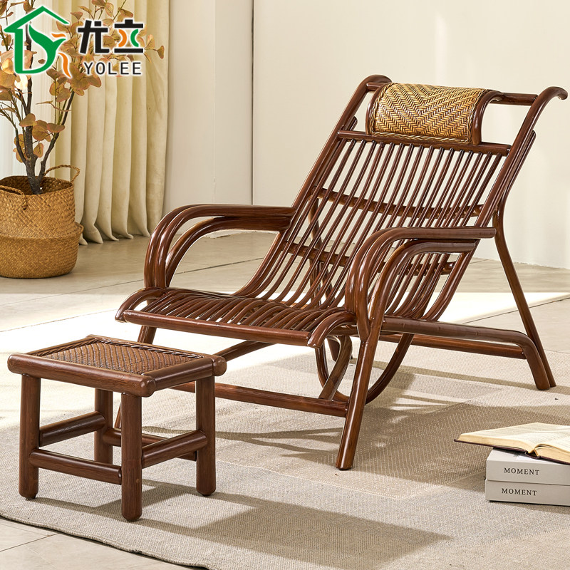 阳台藤条逍遥躺椅靠背椅子客厅单人真藤编织凉椅老人休闲沙发藤椅,住宅家具,折叠椅/躺椅,淘宝优惠券,粉丝福利购,淘宝优惠卷