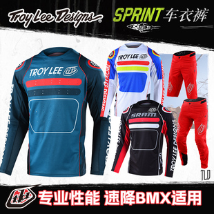 新款跃骑越野美国TLD Sprint速降骑行服车衣车裤山地车速干环保