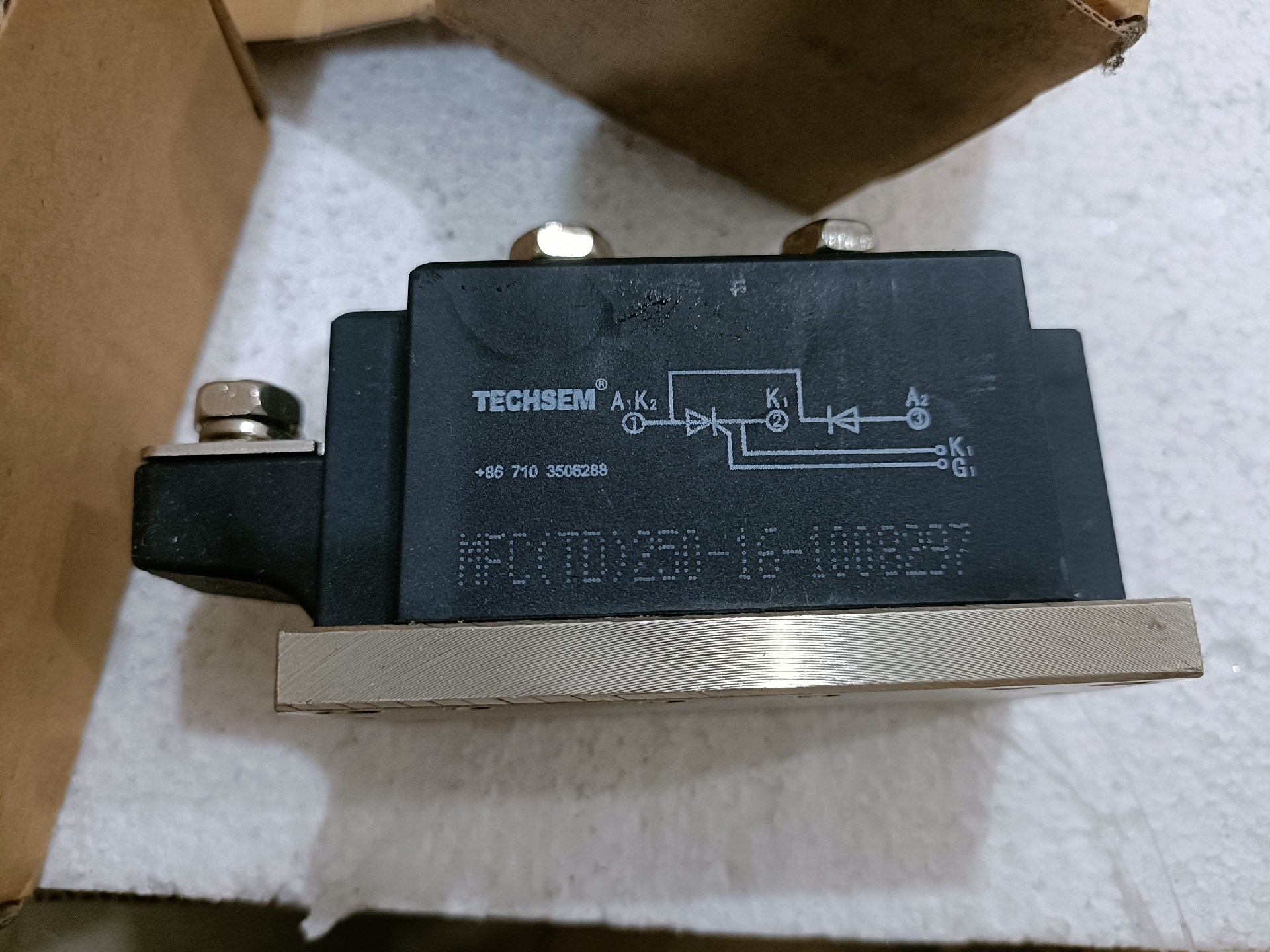 台基techsem可控硅模块mfc(td)250-16-10 拍前询价