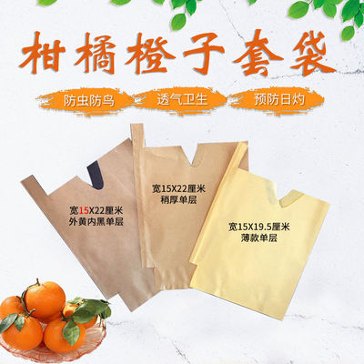 柑橘橙子专用套袋脐橙桔套袋枇杷草莓樱桃水果套袋桃子果袋纸袋
