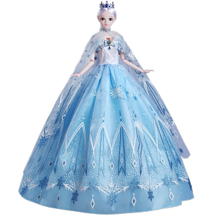 一米高冰雪艾沙白雪公主芭娃娃女孩安娜爱沙六一玩具女童6岁9礼物