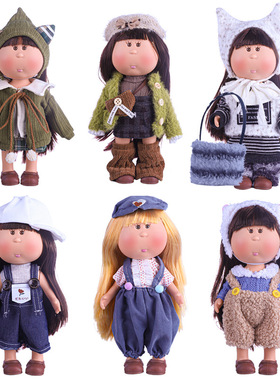 24CM西班牙娃娃MIA土豆娃娃衣服mia公仔玩偶换装送女生生日礼物品