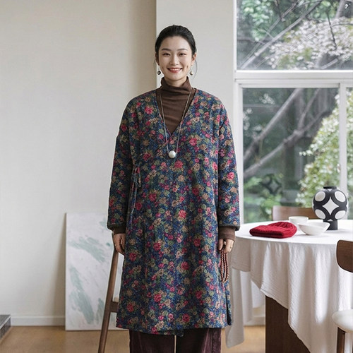2026春新品改良汉服斜襟棉服