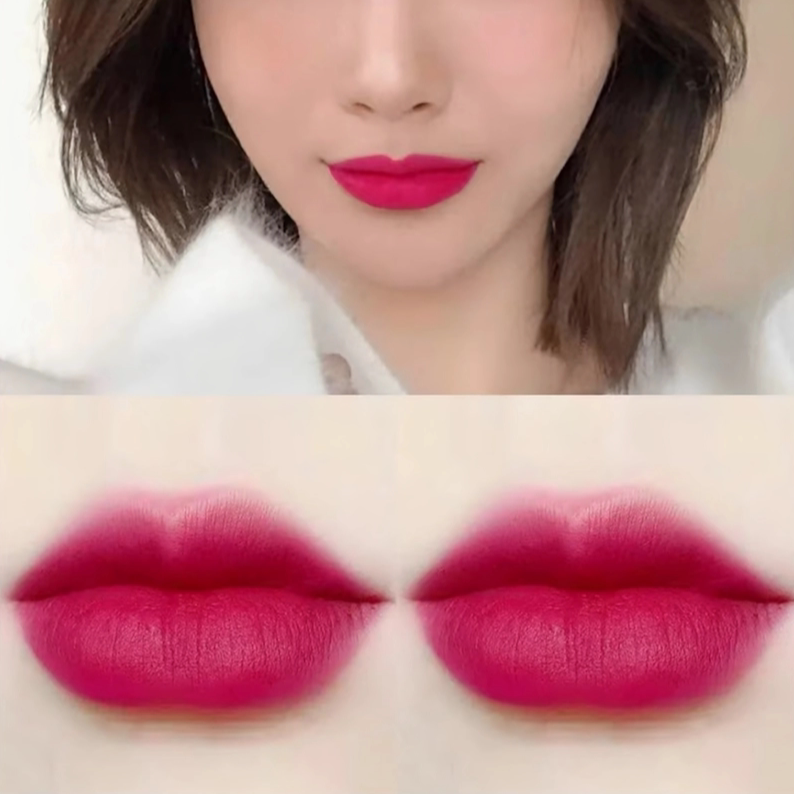 官方正品推荐口红滋润保湿显白玫紫色粉玫红色火龙果色唇膏女大牌