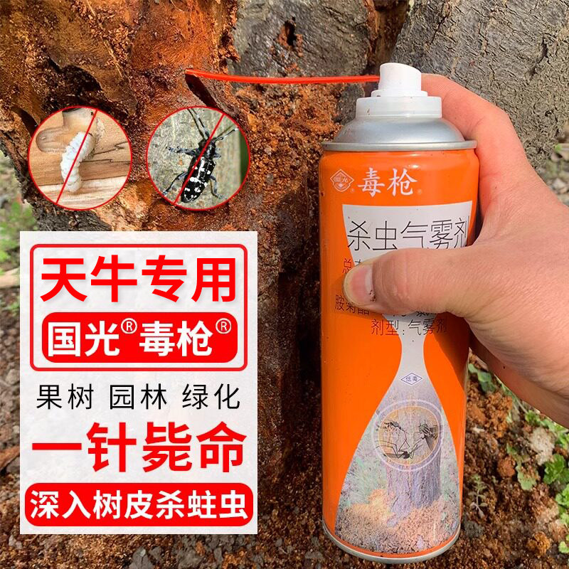 国光天牛药钻心虫杀虫剂天牛克星图片