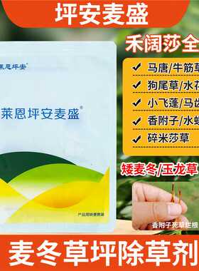 莱恩坪安麦盛葱麦净除草剂阔叶麦冬除马唐牛筋草阔叶尖叶莎草全除