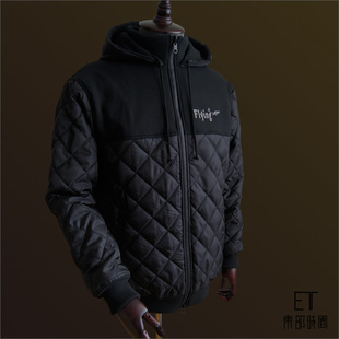 东部时间双面穿棉服外套夹克式棉袄加厚卫衣款式棉服连帽保暖宽松