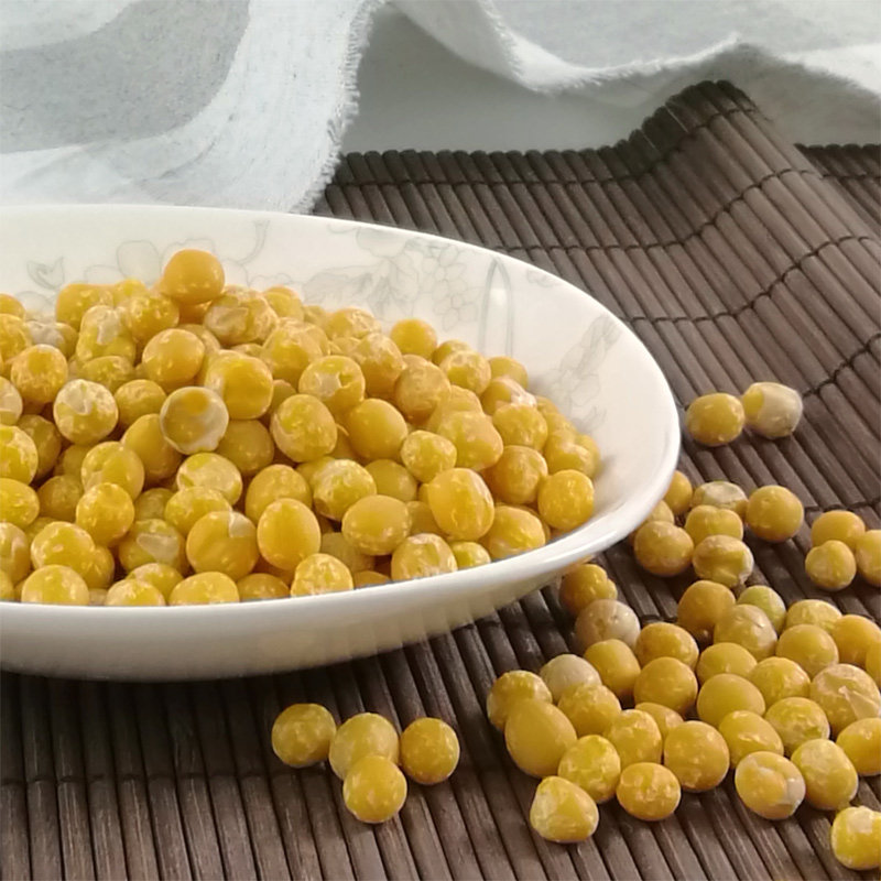 脱皮黄豌豆干豆5斤豌豆凉粉豌豆原料黄豆仁重庆小面配料农家杂粮
