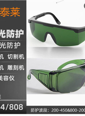 1064nm激光防护眼镜808nm护目镜激光355打标机雕刻机切割机蓝光用