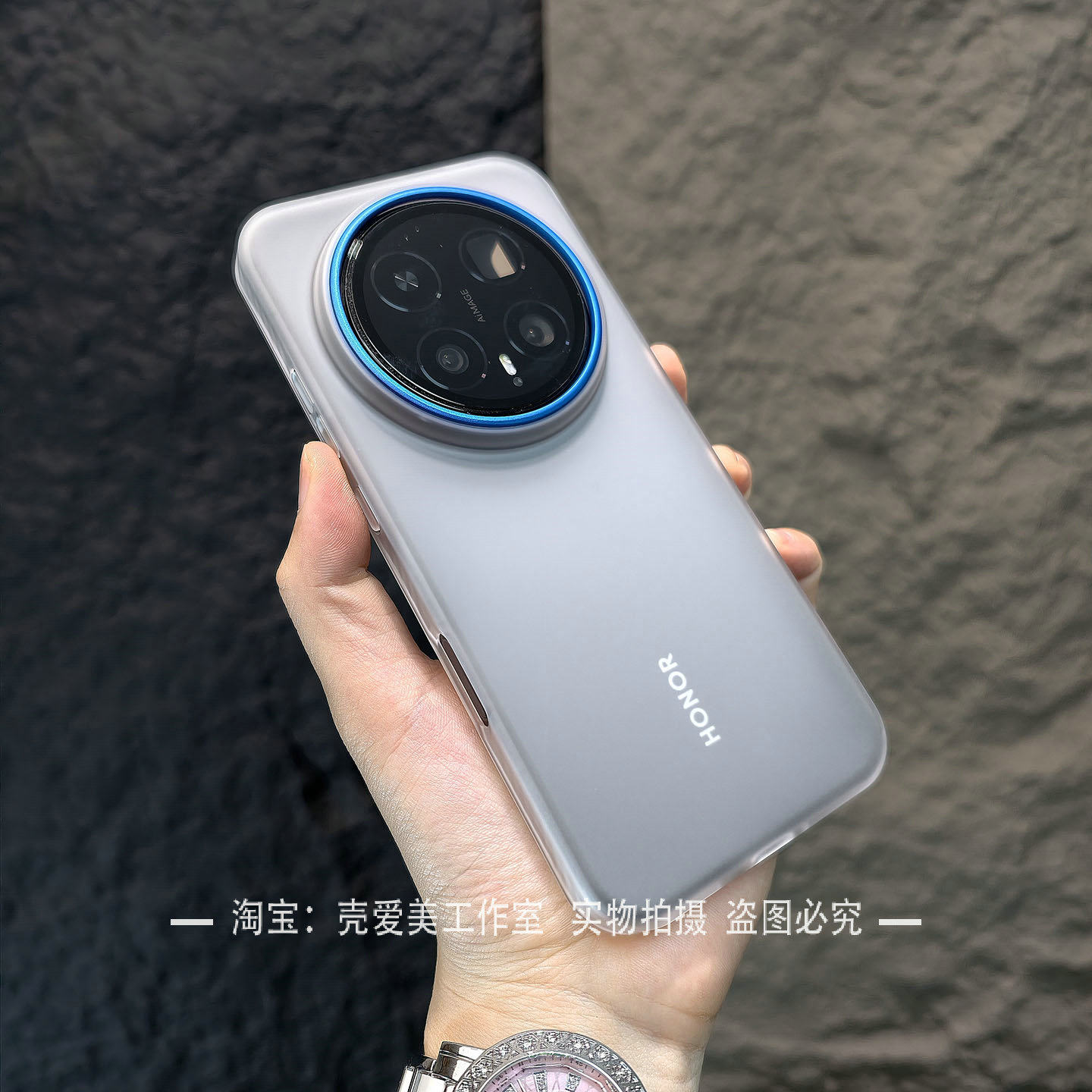 小清新适用于荣耀magic8pro手机壳撞色镜框魔术7pro轻薄