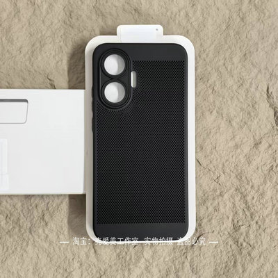 高品质自带镜头膜适用于红米turbo4pro手机壳镂空散热k80纯色k70ultra新款k60百搭note14/13磨砂小米15防摔14