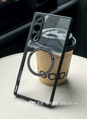 高清透明适用红魔10air手机壳10pro+磁吸精孔10spro+轻奢商务红魔9pro保护壳磨砂亚克力8spro全包式硬壳高档