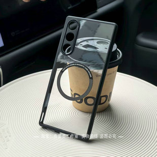 高清透明适用红魔10air手机壳10pro+磁吸精孔10spro+轻奢商务红魔9pro保护壳磨砂亚克力8spro全包式硬壳高档