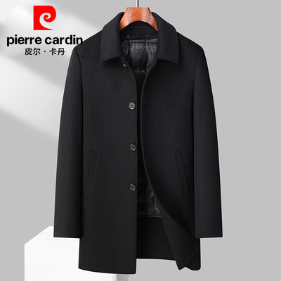 羊绒双面呢大衣羽绒毛呢风衣外套