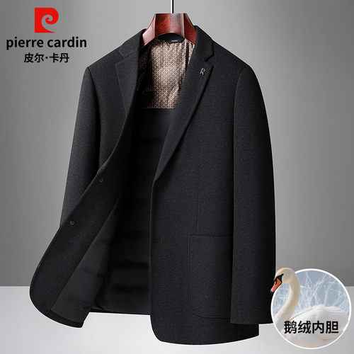 冬季休闲商务加厚羽绒服西装外套
