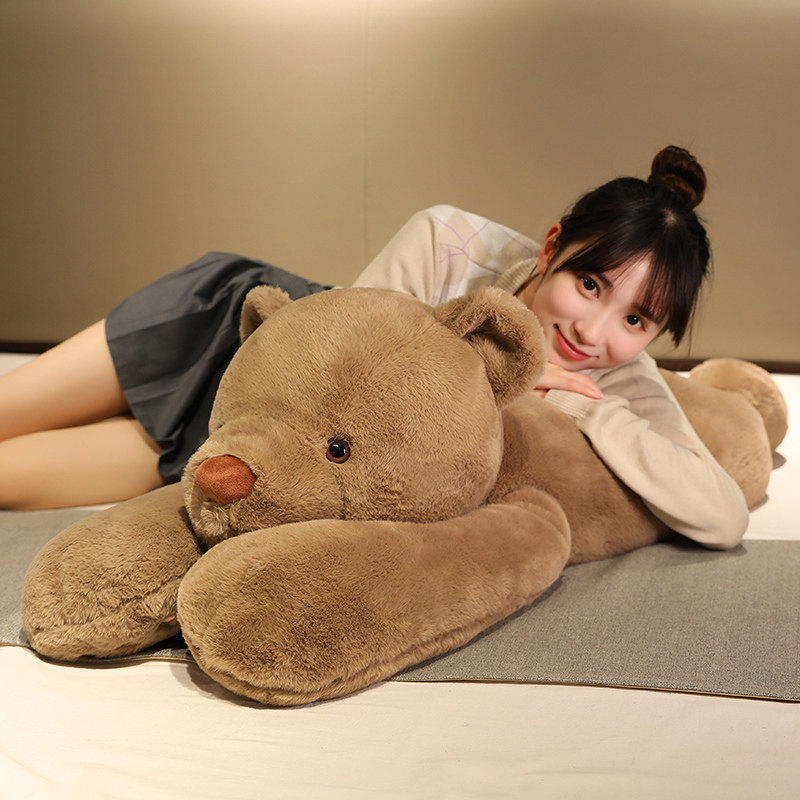 귀여운 아빠 아빠 곰 플러시 장난감 인형 잠자는 베개 포옹 곰 인형 침대 팬더 인형 선물 소녀