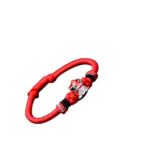 麒麟手链故宫瑞兽纯银手绳男联名款红绳生日送女生礼物